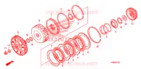 EMBRAYAGE (BAS) pour Honda FOURTRAX 680 RINCON de 2015