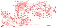 SUPPORT pour Honda FOURTRAX 680 RINCON de 2015