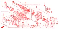ARBRE DE ROUE AVANT pour Honda FOURTRAX 680 RINCON de 2016