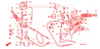 LEVIER DE GUIDON   CABLE   COMMODO pour Honda FOURTRAX 680 RINCON de 2016