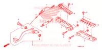 REPOSE PIED   PEDALE pour Honda FOURTRAX 680 RINCON de 2016