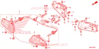 FEU ARRIERE pour Honda FOURTRAX 680 RINCON RED de 2017