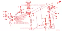 MAITRE CYLINDRE DE FREIN ARRIERE pour Honda FOURTRAX 680 RINCON RED de 2017