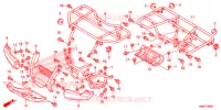 SUPPORT pour Honda FOURTRAX 680 RINCON RED de 2017