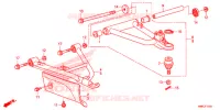 TRIANGLES AVANT pour Honda FOURTRAX 680 RINCON RED de 2017