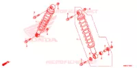 AMORTISSEUR AVANT pour Honda FOURTRAX 680 RINCON RED de 2017