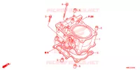 CYLINDRE pour Honda FOURTRAX 680 RINCON RED de 2017