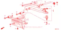 TRIANGLES AVANT pour Honda FOURTRAX 680 RINCON RED de 2017