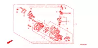 CORPS DE PAPILLON pour Honda SUPER CUB 110 de 2010