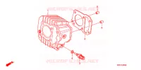 CYLINDRE pour Honda SUPER CUB 110 de 2010
