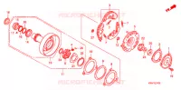 EMBRAYAGE UNIDIRECTIONNEL pour Honda SUPER CUB 110 de 2010
