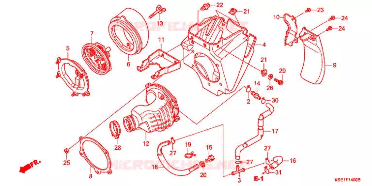 FILTRE A AIR Honda MOTO 150 CRF 2007  CRF150R7
