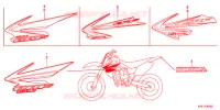 AUTOCOLLANTS pour Honda CRF 150 R BIG WHEELS de 2012