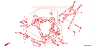 CADRE pour Honda CRF 150 R BIG WHEELS de 2012