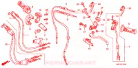 LEVIER DE GUIDON   CABLE   COMMODO pour Honda CRF 150 R BIG WHEELS de 2012