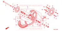 ROUE ARRIERE pour Honda CRF 150 R BIG WHEELS de 2012