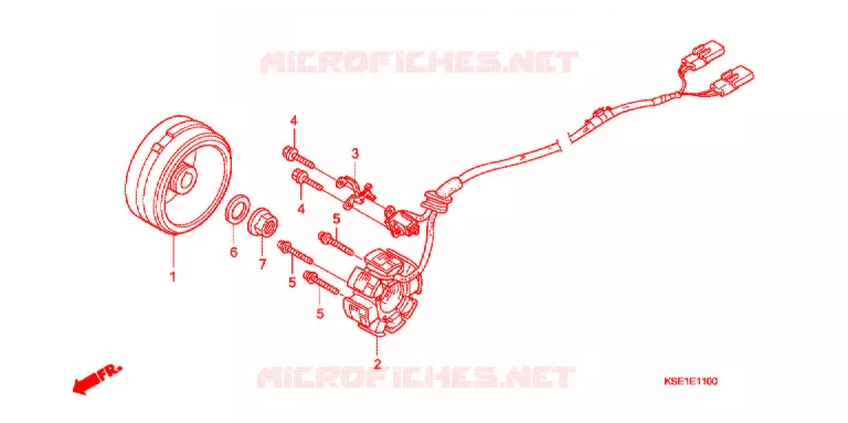 ALTERNATEUR Honda MOTO 150 CRF 2012  CRF150RC