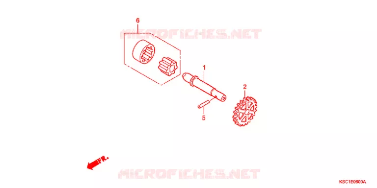 POMPE A HUILE Honda MOTO 250 CRF 2013  CRF250XD