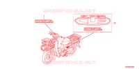AUTOCOLLANTS pour Honda SUPER CUB 50 MD -J- de 2017