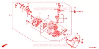 CORPS DE PAPILLON pour Honda SUPER CUB 50 MD -J- de 2017