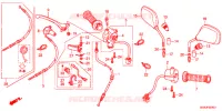 LEVIER DE GUIDON   CABLE   COMMODO pour Honda SUPER CUB 50 MD -J- de 2017
