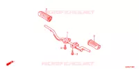 REPOSE PIED pour Honda SUPER CUB 50 MD -J- de 2017