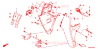 CARENAGE AVANT   PROTEGE JAMBES pour Honda SUPER CUB 50 PRO -YA- de 2016