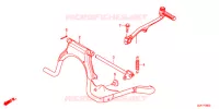 BEQUILLE   PEDALE KICK pour Honda TACT 50      2J de 2015