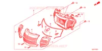 AMORTISSEUR ARRIERE pour Honda TACT 50 LOWER SEAT   J de 2016
