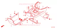 MARCHE PIEDS pour Honda TACT 50 LOWER SEAT   J de 2016