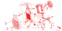 RADIATEUR pour Honda TACT 50 LOWER SEAT   J de 2016