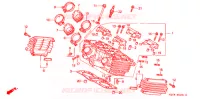 CULASSE (ARRIERE) pour Honda VF 750 MAGNA de 1997