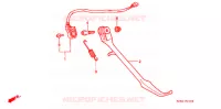 BEQUILLE pour Honda VF 750 MAGNA de 2003
