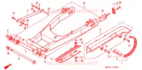 BRAS OSCILLANT pour Honda VF 750 MAGNA de 2003