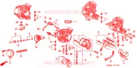 CARBURATEUR (PIECES CONSTITUTIVES) pour Honda VF 750 MAGNA de 2003