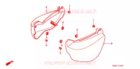 COUVERCLES LATERAUX pour Honda VF 750 MAGNA de 2003