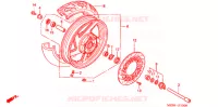 ROUE AVANT pour Honda VF 750 MAGNA de 2003