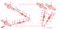 ARBRE A CAMES pour Honda VF 750 MAGNA de 2003