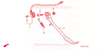BEQUILLE pour Honda VF 750 MAGNA de 2003