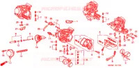 CARBURATEUR (PIECES CONSTITUTIVES) pour Honda VF 750 MAGNA de 2003