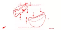 COUVERCLES LATERAUX pour Honda VF 750 MAGNA de 2003