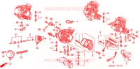 CARBURATEUR (PIECES CONSTITUTIVES) pour Honda VF 750 MAGNA de 2003