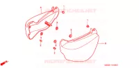 COUVERCLES LATERAUX pour Honda VF 750 MAGNA de 2003
