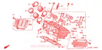 CULASSE (ARRIERE) pour Honda VF 750 MAGNA de 2003