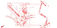 MAITRE CYLINDRE DE FREIN AVANT pour Honda VF 750 MAGNA de 2003