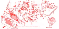 RADIATEUR pour Honda VF 750 MAGNA de 2003