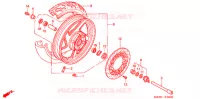 ROUE AVANT pour Honda VF 750 MAGNA de 2003