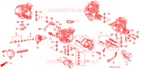 CARBURATEUR (COMPOSANTS) pour Honda VF 750 MAGNA de 1996