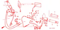 COMMODOS   POIGNEES pour Honda VF 750 MAGNA de 1996