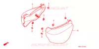 COUVERCLES LATERAUX pour Honda VF 750 MAGNA de 1996